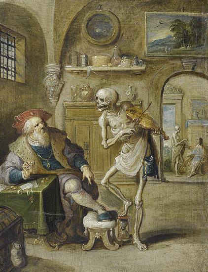 Frans Francken II Der Geigende Tod china oil painting image